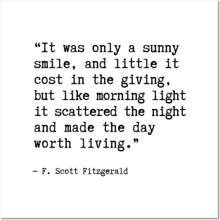 F. Scott Fitzgerald Quote Posters and Art